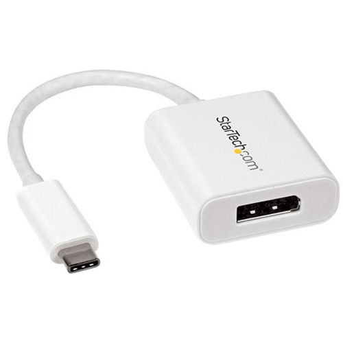 CDP2DPW  USB-C to DisplayPort Adapter - 4K 60Hz - White