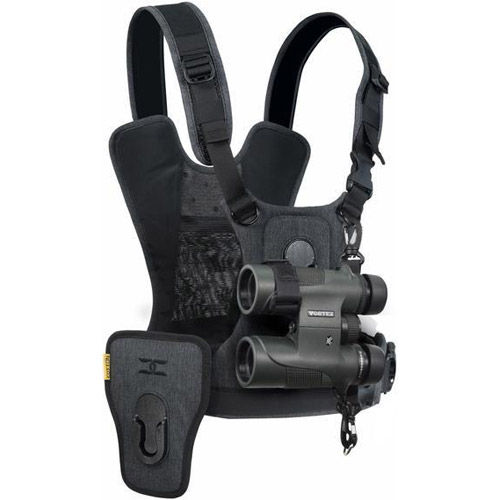 G3 Camera Harness for 1 Camera and 1 Binocular - Charcoal Grey