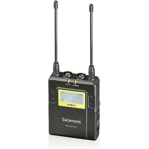 UwMic9 RX9 - Simultaneous Dual TX Wireless Mic Receiver Only - UHF Wireless RX