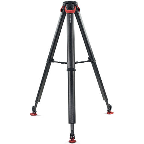 Flowtech 75 Carbon Fiber Tripod With Quick Release Brakes, Mid-Level Spreader And Feet