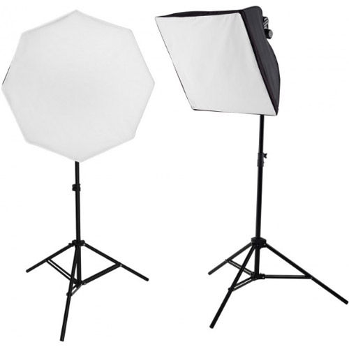 ULite LED 2-Light Collapsible Softbox Kit