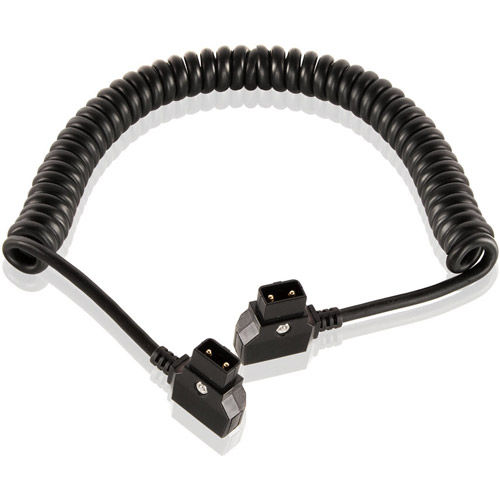 20" Coiled Cable 12 VDC D-TAP To D-TAP