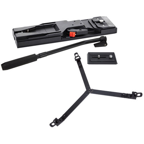 Pan Bar (PB-1), Camera Plate(TA-2), Tripod Wedge Plate(WP-3) And Ground Spreader (GS-2)