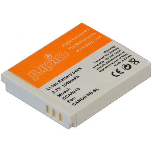 NB-6L Lithium-Ion Rechargeable Battery for Canon Cameras - 1000 mAh