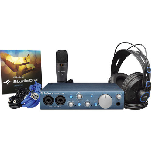 PreSonus Audio AudioBox iTwo Studio - Complete Mobile Hardware/Software  Recording Kit