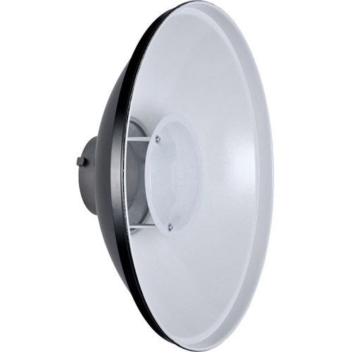 55cm Beauty Dish Reflector, Bowens Mount, White w/ Honeycomb