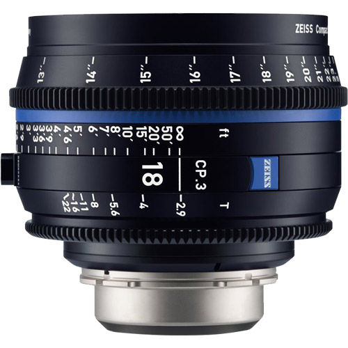 CP.3 T2.9/18mm Lens - PL Mount (Feet)