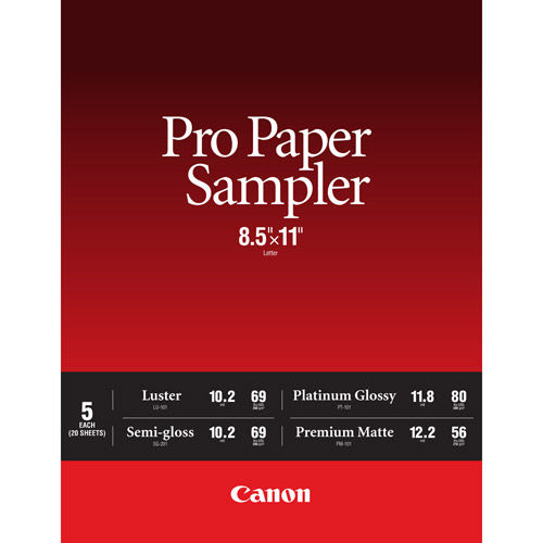 8.5"x11" Pro Photo Paper Kit - 20 Sheets (5 Sheets/Type)