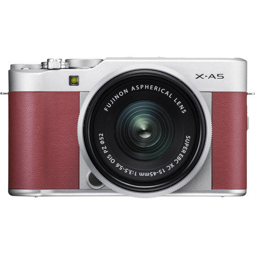 X-A5 Mirrorless Kit Pink w/ XC 15-45mm f/3.5-5.6 OIS PZ Silver Lens