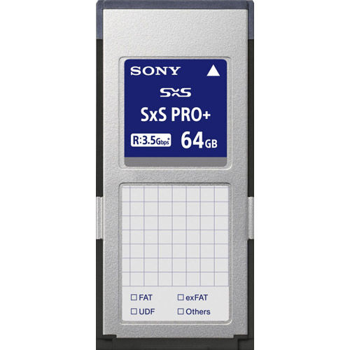 SxS PRO+ 64GB Memory Card Read 440MB/s / Write 410