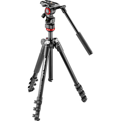 Manfrotto Befree Aluminum Legs With Twist Lock And MVH400AH Fluid Head