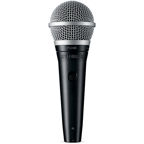 Shure PGA48 LC Cardioid dynamic vocal microphone for speech