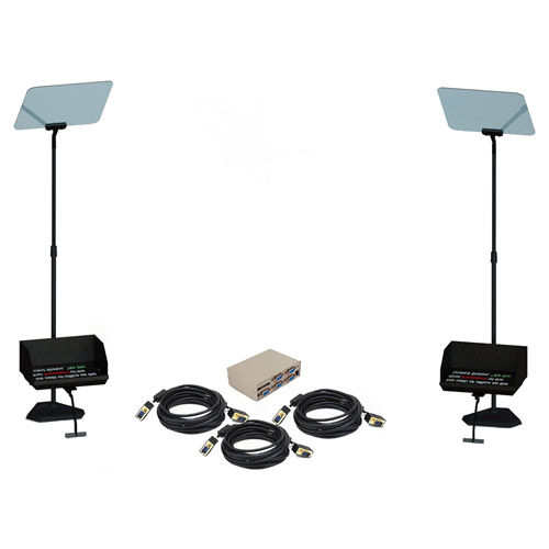 TSP2-19 BUN 19" Presidential Teleprompter Bundle includes Two TSP2-19 Teleprompter