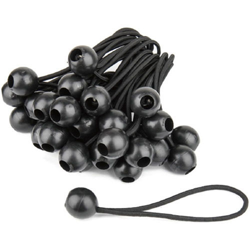 Ball Bungee 4.5mm/6'' Black 50pcs