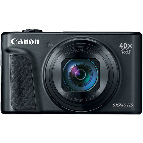 Canon PowerShot SX740HS with Case - Black 2955C013 Digital Point