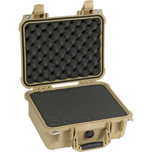 Pelican 1400 Case with Foam (Desert Tan) 1400-000-190 Watertight
