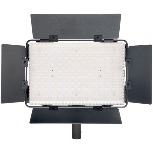 LG-B560II LED Light 5600K with 2 x AA Battery Pack Handle, Barndoor, Filter