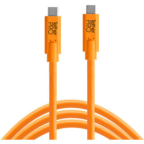 Starter Tethering Kit 15' USB-C to USB-C - Orange