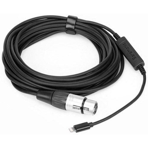 Saramonic LC-XLR 3-Pin XLR Cable (Female) Microphone to Lightning  Microphone Adapter