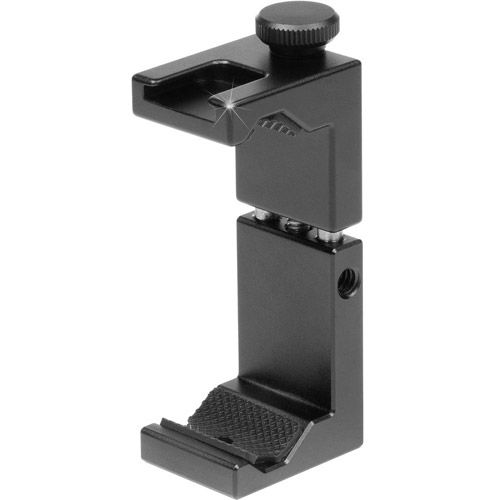 Smartphone Aluminum Clamp Tripod Mount with Cold Shoe