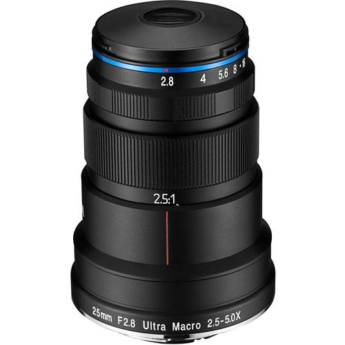 25mm f/2.8 2.5-5x Ultra-Macro Sony FE Mount Manual Focus Lens