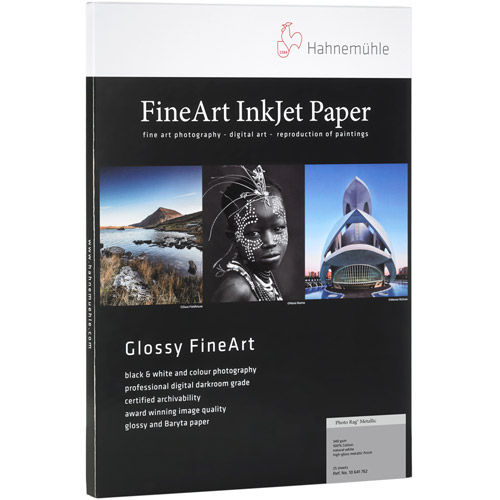 13x19" Photo Rag Metallic 340 gsm, 25 Sheets