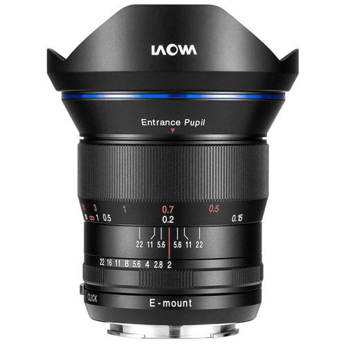 15mm f/2 Zero-D Sony FE Mount Manual Focus Lens