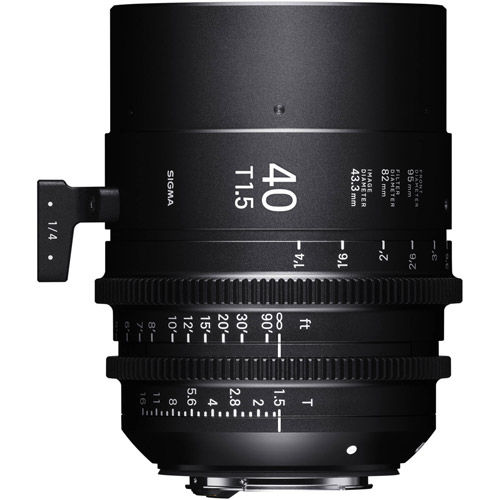 40mm T1.5 FF Cine Lens for Sony E-Mount