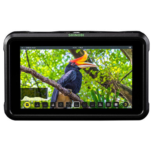 Atomos Shinobi monitor with Power Supply