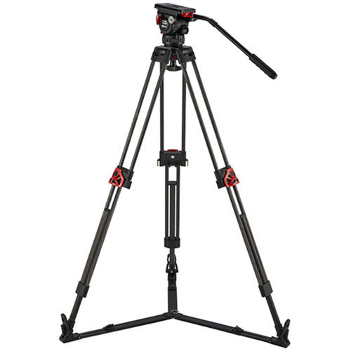 Elite 8 MSCF Video Tripod Kit w/Elite 8 75mm Fluid Head, Carbon Tripod & Mid Spreader