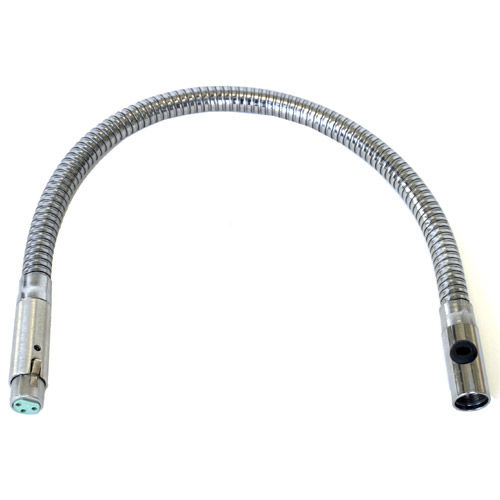 G12-CN  12" Gooseneck with Attached Female XLR Connector - Chrome