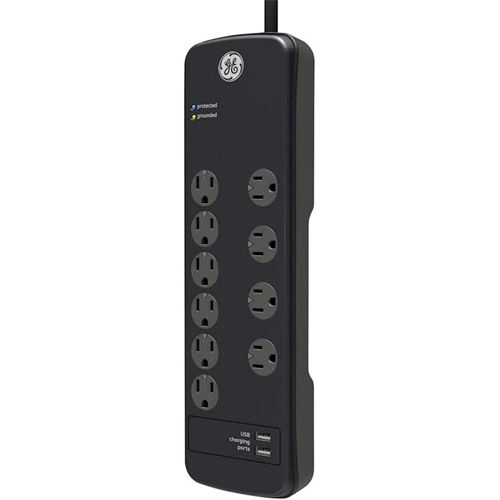 GE Protector - Includes 10 Outlets and 2 USB Charging Ports