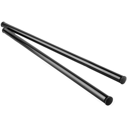 2pcs 15mm Black Aluminum Alloy Rod(M12-40cm) 16inc