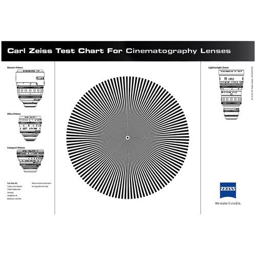 siemens star test chart