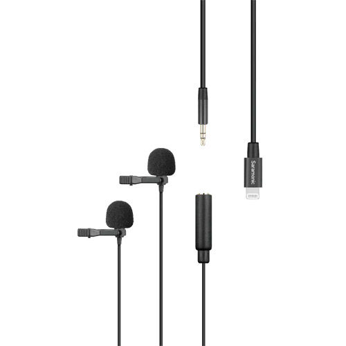 LavMicro U1C 6 Meter Lavalier Microphone with Detachable Lightning Connector and 2 mic Capsule