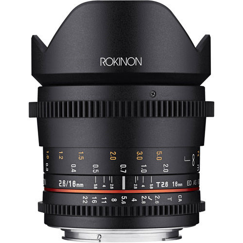 Cine DS 16mm T2.6 Cine Lens for Canon EF