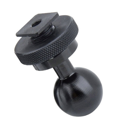 KS-407 Ball Head w/Cold Shoe Adapter