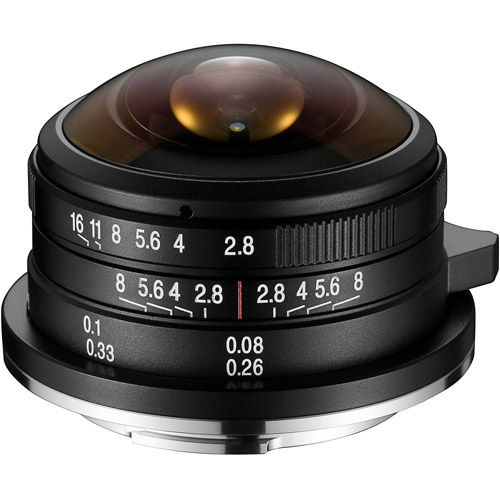 4mm f/2.8 Circular Fisheye mFT Mount Manual Focus Lens