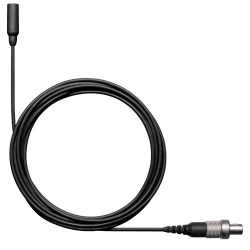 TL48B/O-LEMO TwinPlex Omnidirectional Lavalier Microphone, 1.6 mm Cable, Low Sensitivity