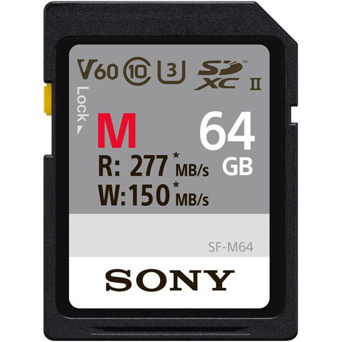 SFM64/T2 Flash memory card - 64 GB UHS-II U3 / Class10 - SDXC UHS-II