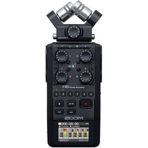 Zoom H6 Handy Recorder All Black