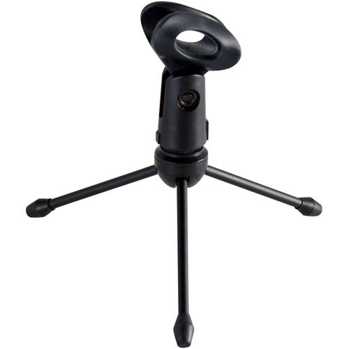 Desktop Mini Tripod Stand for Wired Microphones