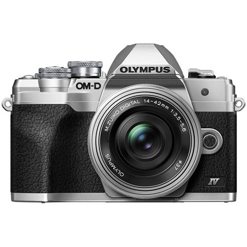 OM System OM-D E-M10 Mark IV Mirrorless Kit Silver w/ 14-42mm EZ