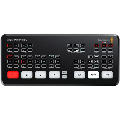 Blackmagic Design ATEM Mini Pro ISO HDMI Live Stream Switcher