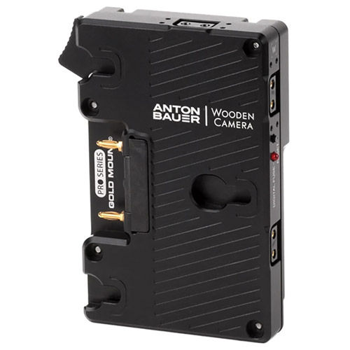 Pro V-Mount Camera Side to Gold Mount Battery Side Adapter (3x D-Tap and Digital Fuse)