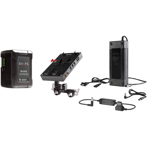 98Wh Battery Kit, D-box Camera power and Charger for Sony FX9