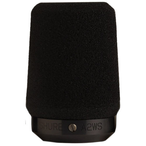 A2WS-BK Locking Black Foam Windscreen for SM57 & 545 Microphones