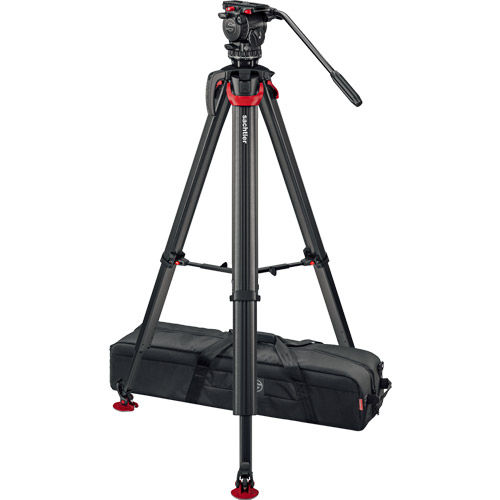 Sachtler aktiv8 Fluid Head (S2068S) + Tripod Flowtech75 MS with