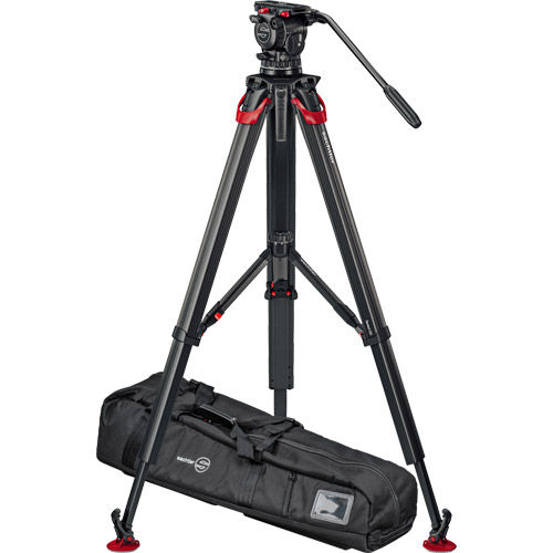 aktiv10 Fluid Head (S2072S) + Tripod Flowtech100 with Mid-Level Spreader and Padded Bag ENG