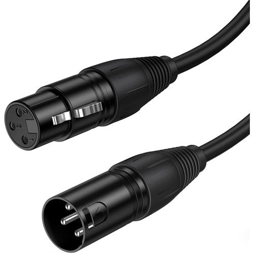 3' HXX Mic Cable XLRF-XLRM Performance Cable